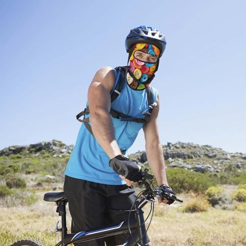Balaclava para Hombres con Botones Coloridos Máscara de Invierno para Ciclismo y Esquí miniatura 4