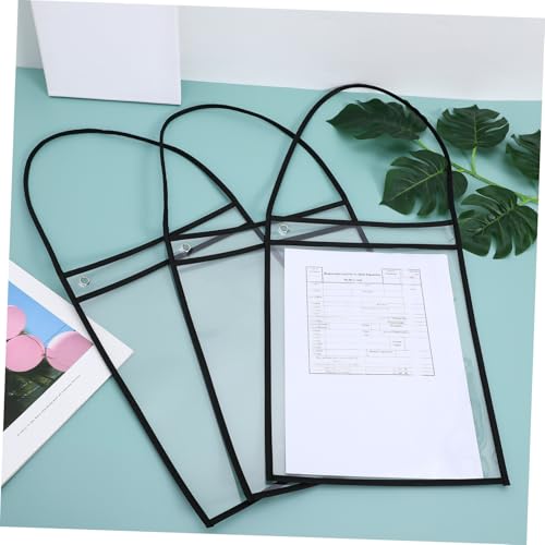 Pochettes en PVC transparent de qualité supérieure pour documents scolaires