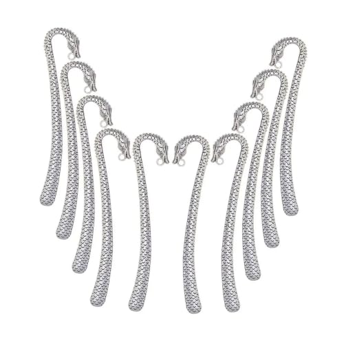 Marque-pages métalliques kit fabrication accessoires perles et dragon