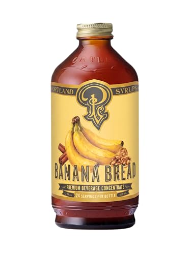 Portland Syrups Banana Bread Syrup, Coffee Syrup & Drink Mixer