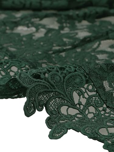 Image of Allegra K Floral Lace Shrugs for Women's Evening 3 /4 Sleeves Formal Elegant Bolero Cardigan