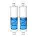 EcoAqua EFF-6026B Replacement de Filtre d’Eau de Frigidaire Compatible avec 3M OCS CS-52, CS-51 Bosch Evolution 500/800 (2)