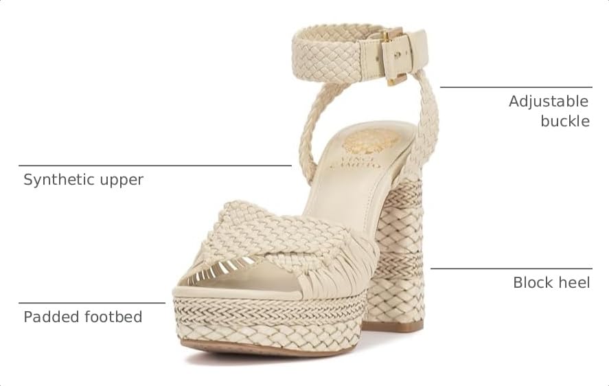 Image of Vince Camuto Pessa Woven Platform Sandals
