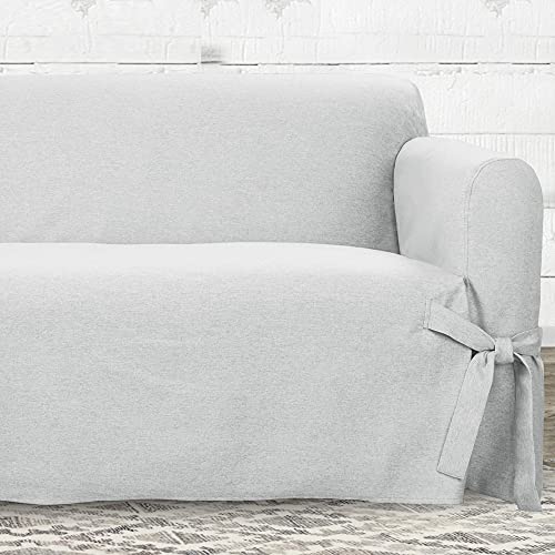 Surefit SF48446 Farmhouse Basketweave One Piece Slipcover thumb #3