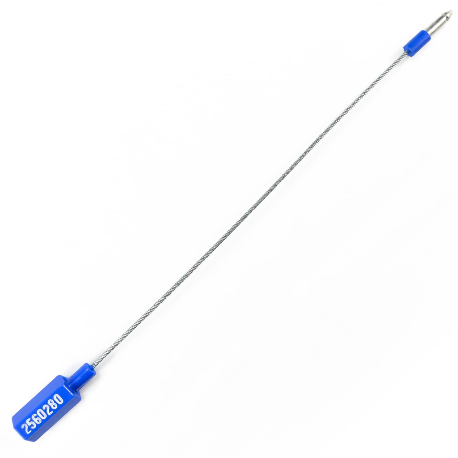 Security Cable Seals Numbered Metal Truck Container Seals Tamper Evident Socket Steel Wire Seal (Blue, 500pcs)