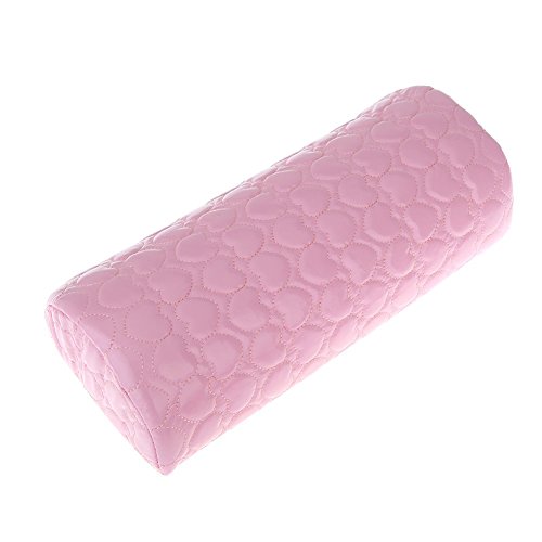 Ghulumn Manicura herramienta de mano Cojines Soporte Amortiguador suave profesional Cojín de apoyo apoyabrazos rosa