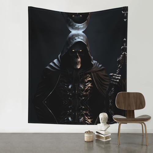 Tapiz de muerte textil decorativo de 152x129 cm marca HYTTER para pared