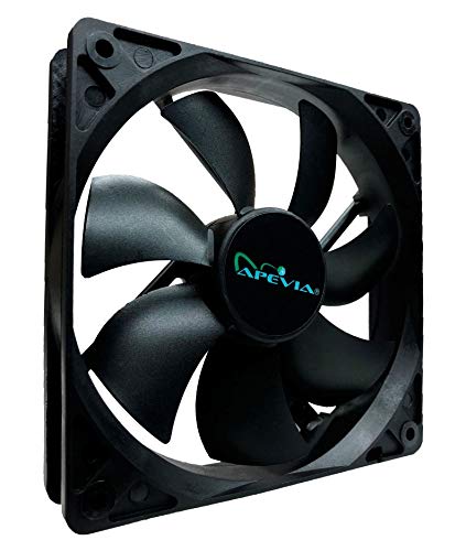 Apevia Cf514S-Bk 140Mm 4Pin Molex & 3Pin Motherboard Black Silent Case Fan (5-Pk) #TOP1