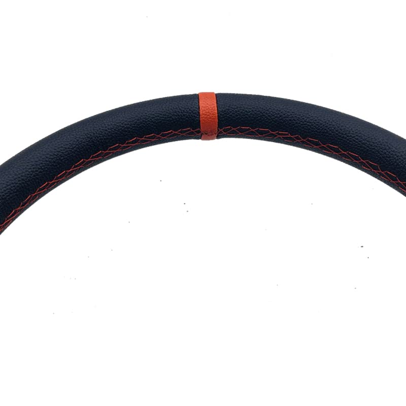 Volante, Volanti Volante da Corsa in Alluminio da 6 bulloni 350mm 14 Pollici con Piatto Profondo for Auto Sport Volante con PVC. Cuoio del Tasto Horn