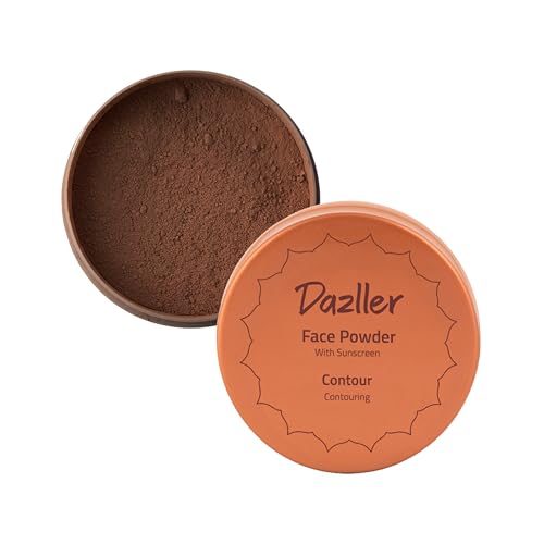 DAZLLER Loose Compact Powder for All Skin Type, for Setting Makeu...