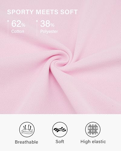 Stelle Women Golf Polo Shirts Tennis Shirt Short Sleeve V Neck Quick-Drying Collared Top3