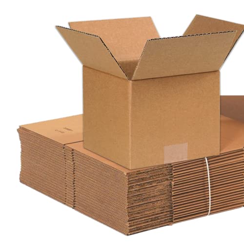 Aviditi Moving Boxes Medium 7"L X 7"W X 6"H, 25-Pack | Corrugated Cardboard Box For Packing, Shipping And Storage 776 #TOP22