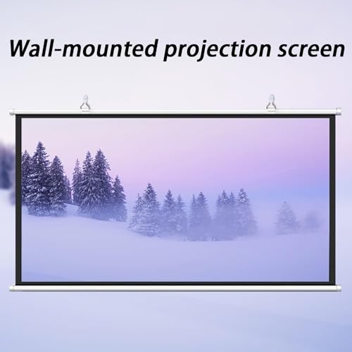 Pantalla de proyección manual blanca 40 pulgadas 16:9 miniatura 6