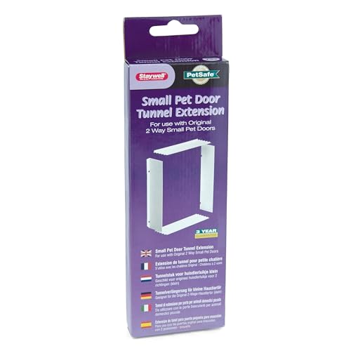 Miniatura 2 de Petsafe Túnel De Extensión 700 Series Para Gateras Y Puertas Para Mascotas - 50mm, Compatible Con La Puerta Para Mascotas Original De 2 Vías - Pequeña, Blanca