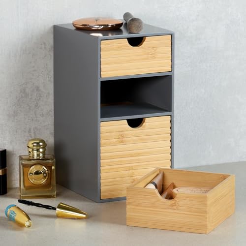 Organizador premium de madera aglomerada gris KESPER 58965 5