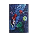 KANGZENG Marc Chagall Malerwerke (blauer Zirkus), 