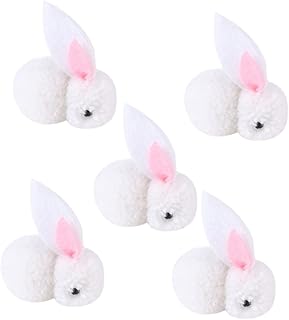 NOLITOY 5 Pçs Tridimensional Coelho De Pelúcia Presente Bicho De Pelúcia Bicho De Pelúcia Bichinho De Pelúcia Coelhinho Brinquedos De Animais Decoração De Coelhinho Da Páscoa