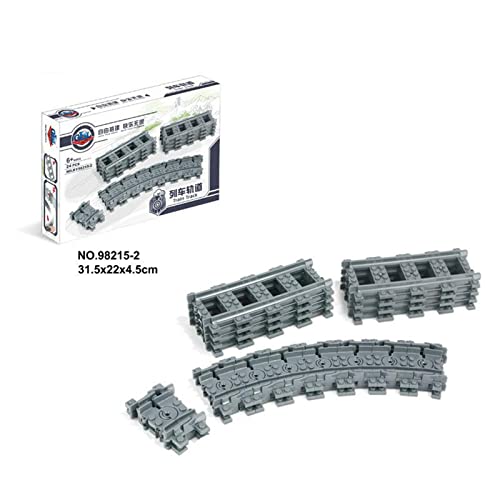 Image of ATORSE Train Track Railroad Blocks Compatible with Major Brands Straight Flexible|Toys & Hobbies | Tv Movie & Character Toys