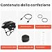 Lumos Ultra Smart Helmet | Casco da bicicletta | Luci LED anteriori...