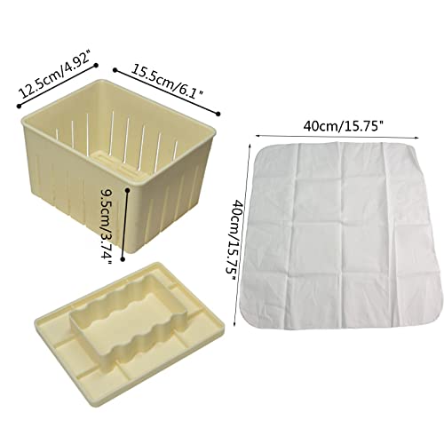 Foto von Tofu Press Form DIY Hausgemachte Tofu -Maker Pressing Schimmelkit Küche Werkzeuge hausgemachter Tofu Maker Press Formplastik Kunststoffmaterial