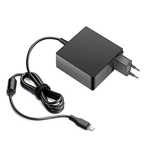 HKY 65W 45W 5V~20V USB C Adaptador de Cargador para Huawei MagicBook,Matebook X(Pro),Huawei Matebook D 14, Matebook D15, Matebook 13, Huawei P30 Lite/P40 Lite, Huawei MediaPad M6, Cargador Tipo C