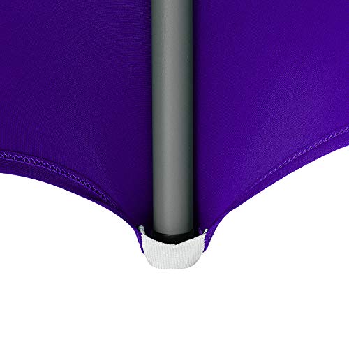 Image of Peomeise 4FT Spandex Table Cover Rectangular Stretch Spandex Tablecloth (Purple,4FT)