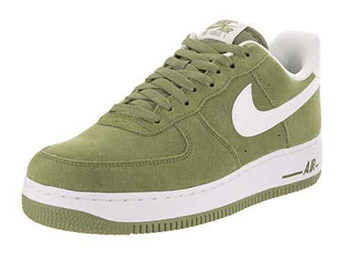 NIKE Air Force 1 Low '07 Men's Basketball Shoe, Green White/White, 9.5, Palm Green/White, 9.5 EU, White Green Palm Green White, 10 AU