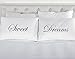 Sweet Dreams Script par de fundas de almohada Funda de almohada regalo romántico ropa de cama regalo