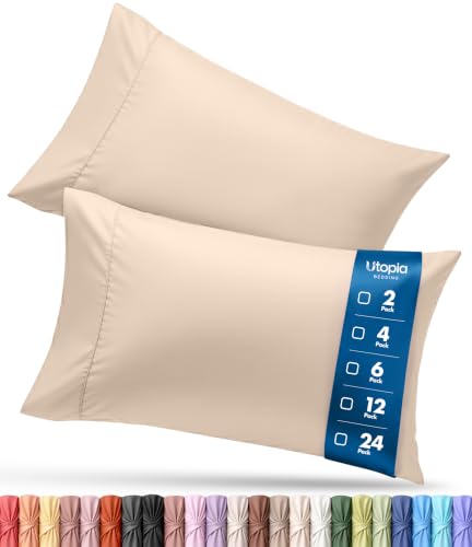 Pillow Cases King Size Set of 2, Ultra Soft Comfy...
