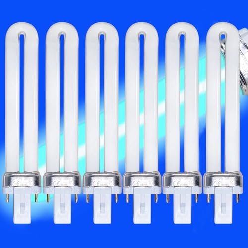amgolibi 6 Pack Compatible with DynaTrap 21050 Replacement Bulb 9W Light for DT3009, DT3019 DT3039 6.5 Inch Length