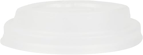 Miniatura 9 de Restaurantware Tapa de taza de café renovable, 4 oz, blanco - plástico PLA