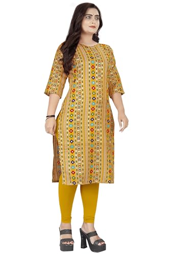 Image of Raghav Silk Cotton Blend Straight Kurti for Women