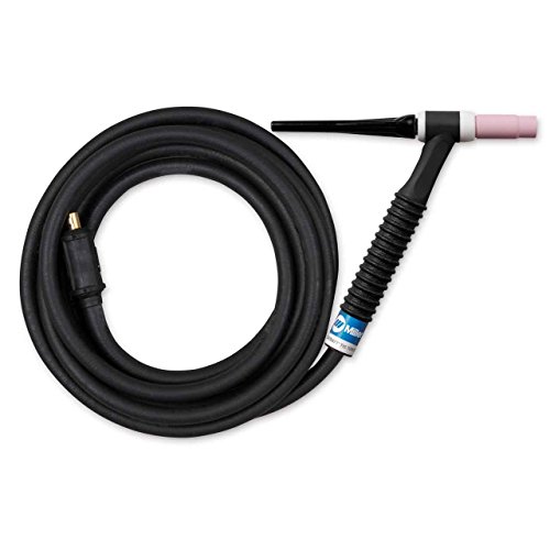 Miller Weldcraft WP1725RDI25 TIG Torch Pkg, 25' (7.6M), Rubber, 25mm