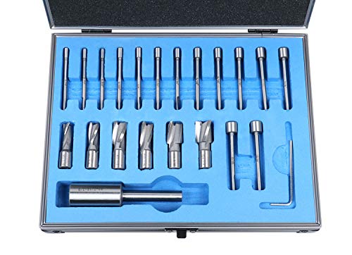Accusize Industrial Tools 3620-0121 21 Pcs Hss Interchangeable Pilot Counterbore Set thumb #1