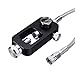 IORMAN DIN Valve Scuba Adapter 4500psi High Pressure PCP Paintball HPA Tank Fill Station (Stainless Steel Braided)