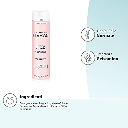 Lierac Lozione Gel Tonico Viso Senza Risciacquo