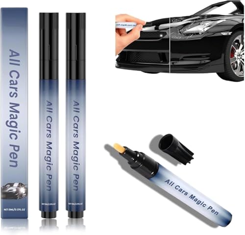 Qifflilk Magic Car Scratch Removal Pen(2pcs), All Car Scratch Remover Pen, Car Scratch Remover Pen, Lightweight and Fast,Long-Lasting,Effective Performance
