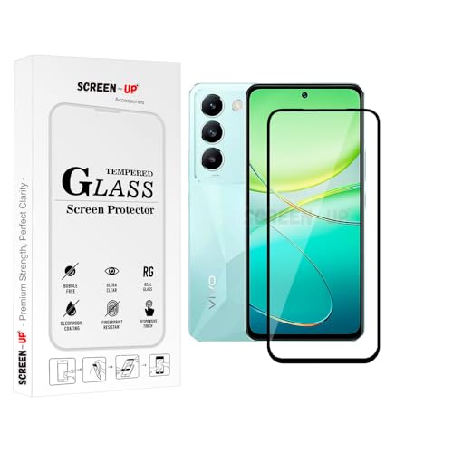 Image of ScreenUp Tempered Glass For vivo T3 - Ultra Clear, 9H Scratch Resistant, Full Coverage, Easy Install Screen Protector