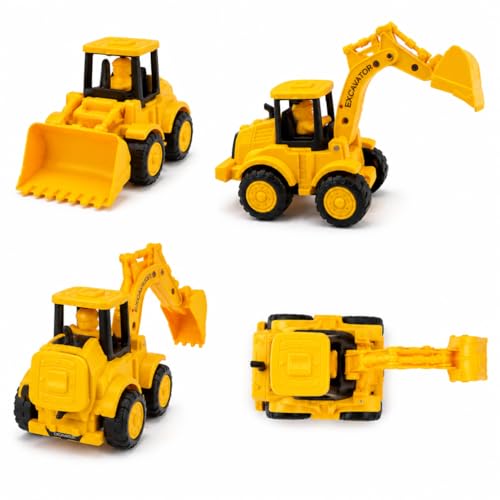 Image of Mini Excavator Toy for Kids | Construction Vehicle Playset, 7 cm, Safe & Fun for Toddlers