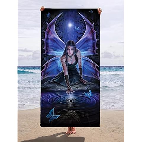 Wild Star Hearts Quick Drying Beach Towel Cover