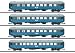 Produktbild Märklin 43787 H0 4er-Set Personenwagen B1 der SJ