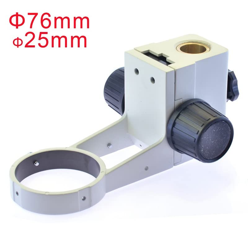 Microscope Metal 76mm 25mm Adjustable Stereo Microscope Stand Table Stand