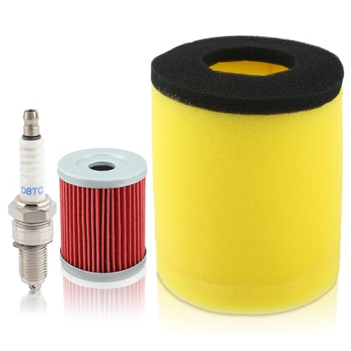 CARBBIA 13780-05G10 Air Filter Oil Filter Spark Plug Compatible with Suzuki 1987-2001 Compatible with Ozark 250 2002-2006 Compatible with Quadsport Z250 2004-2009