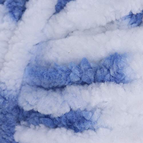 Image of Bernat Baby Blanket Yarn, 3.5 oz, Gauge 6 Super Bulky, Little Denim Print
