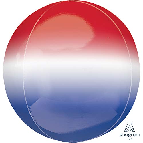 Amscan Anagram 4107501 - Globo (40,6 cm), color rojo y blanco