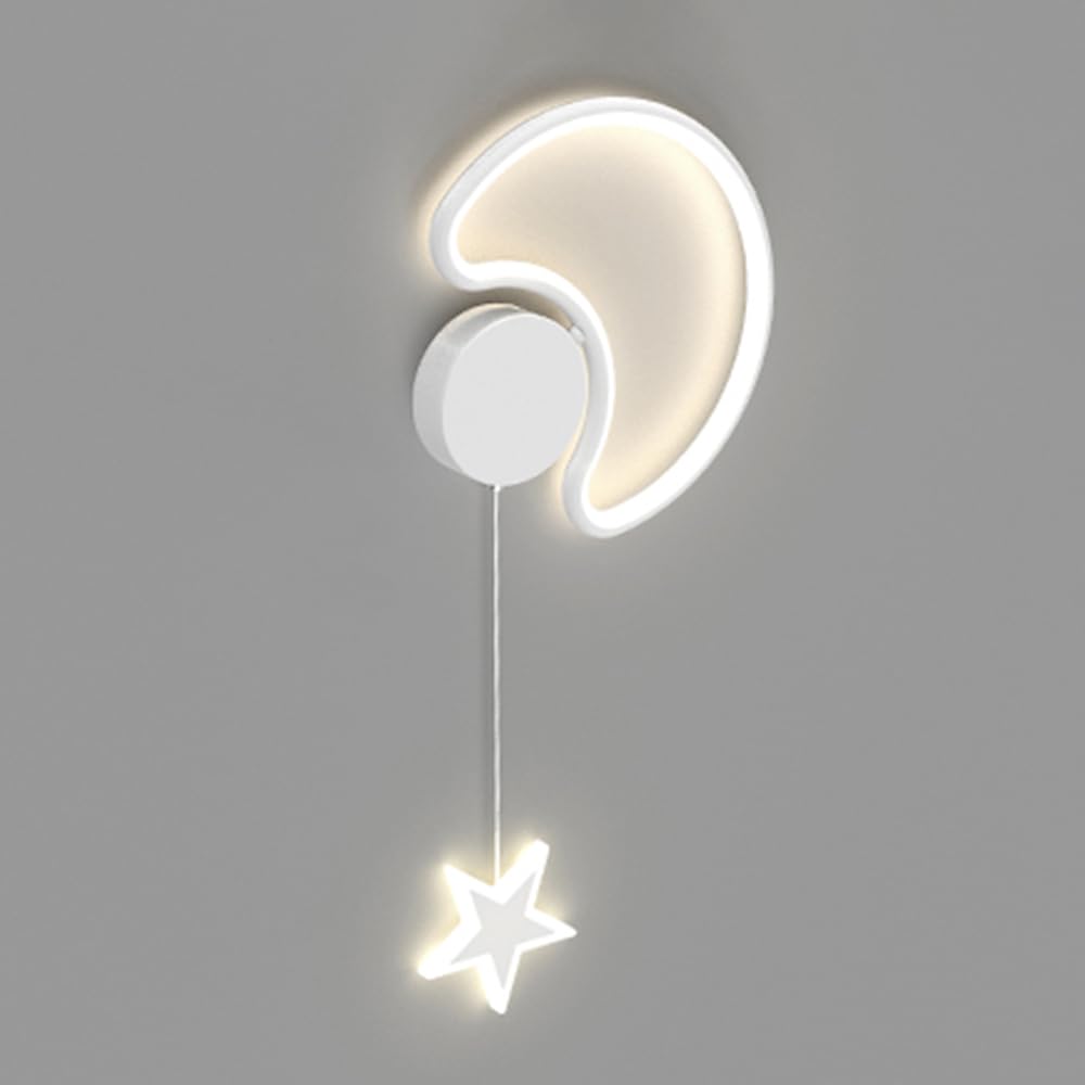 Lámpara de Noche LED para niños, Moderna lámpara nórdica en Forma de Nube, lámpara de Metal con 3 Modos de Color, decoración Interior para Dormitorio y Sala de Estar (Blanco C)