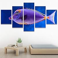 SIGNWIN 5 Panel Canvas Wall Art Peaceful Seas for Home Decorations Ready to Hang - 60
