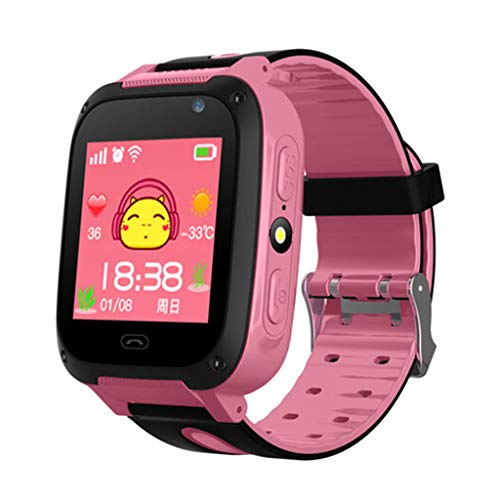 Lisanl S4 wasserdichte Smartwatch mit Touchscreen, Handgelenk, Anti-Verlust-Funktion, SOS-Zifferblatt, Anruf-Smartwatch mit GPS-Ortungsgerät, Kinder, Geschenke für Kinder Cover
