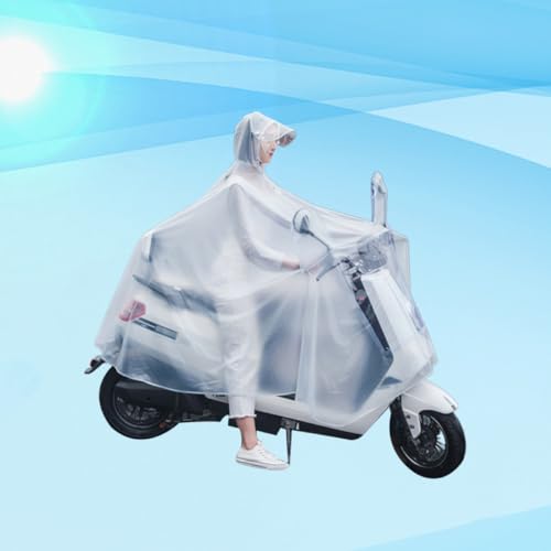 Poncho de pluie pour électromobile et vélo protégeant les cyclistes sous l'orage