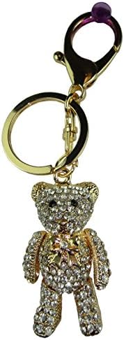 Crystal Keychain Teddy Bear